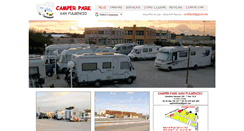 Desktop Screenshot of camperparksanfulgencio.com