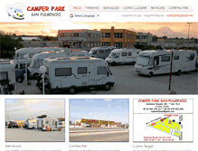 Tablet Screenshot of camperparksanfulgencio.com